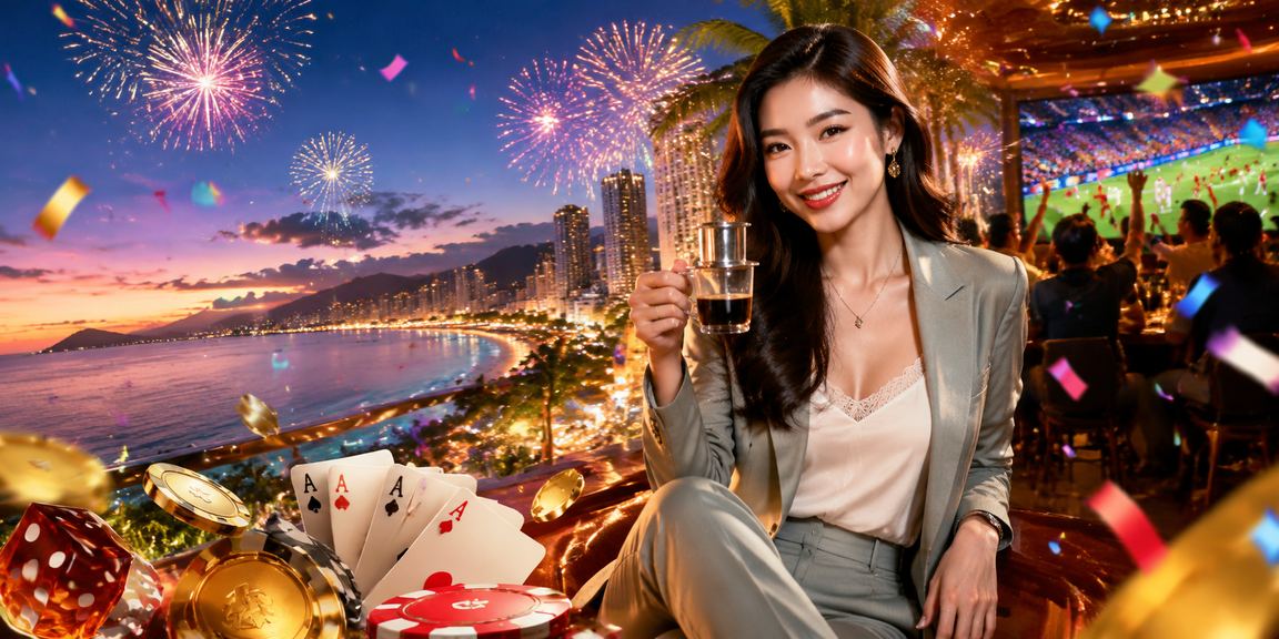 Người dùng Việt Nam trải nghiệm giải trí trực tuyến tại quán cà phê Nha Trang